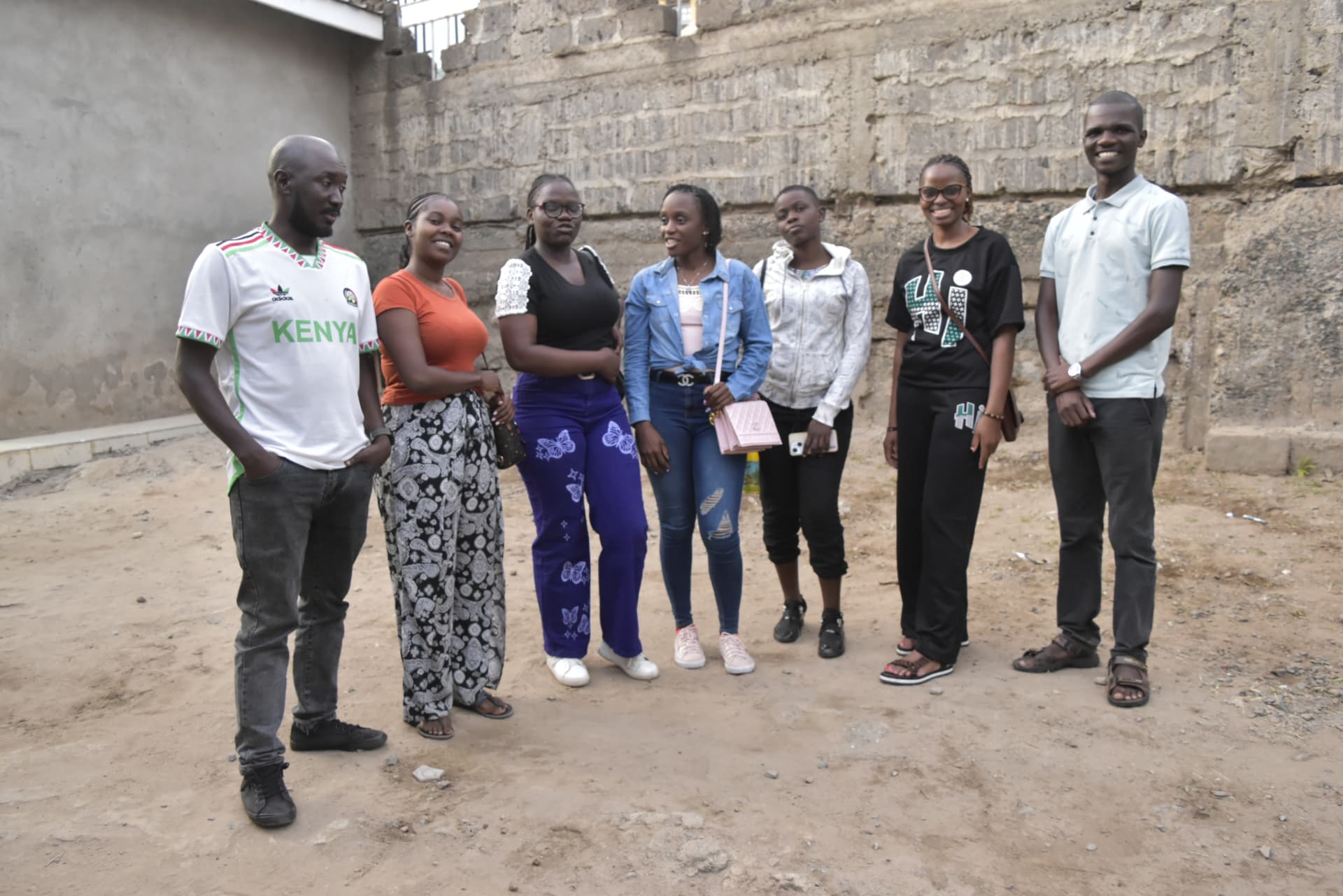 Members of G.S.Y standing together after a fellowship visit